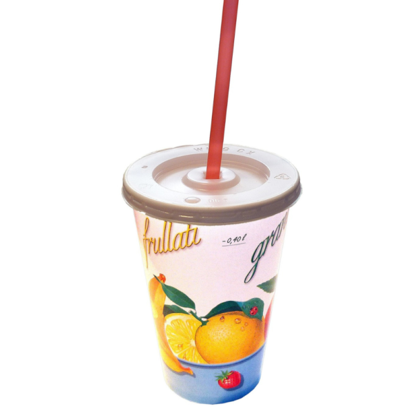 Printed Disposable Paper Glass/Cups for Juice & Water - Image 2